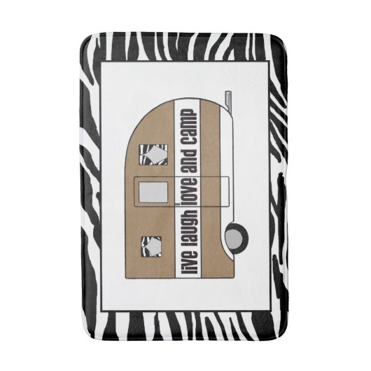 LIVE LAUGH LOVE EN CAMP BADMAT (Voorkant Verticaal)