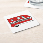 "Live, Laugh, LoVe en Camp" Kartonnen Onderzetters (Schuin)