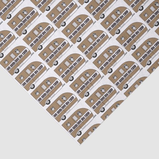 Live, Laugh, Love en Camp Tissuepapier (Detail)