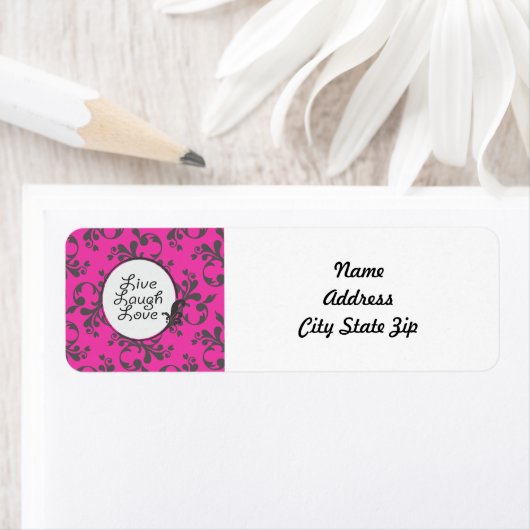 Live Laugh Love Etiket (Insitu)