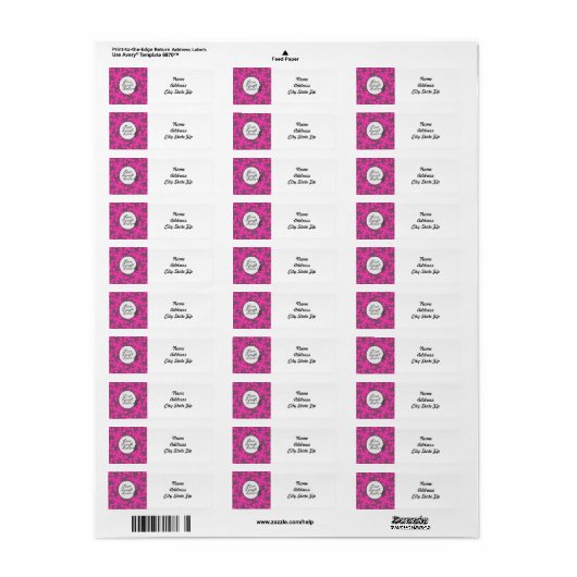 Live Laugh Love Etiket (Full Sheet)