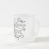 Live Laugh Love Expression Gift Mok (Voorkant rechts)