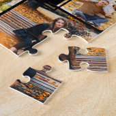 Live Laugh Love Family Forever Foto Collage Legpuzzel (Zijkant)