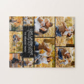 Live Laugh Love Family Forever Foto Collage Legpuzzel (Horizontaal)
