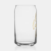 Live Laugh Love Faux Gold Lettering Blikvorm Glas (Rechts)