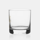 Live Laugh Love Faux Gold Lettering Whisky Glas (Links)