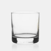 Live Laugh Love Faux Gold Lettering Whisky Glas (Rechts)