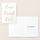 Live - Laugh - Love Folie Kaarten (Display)