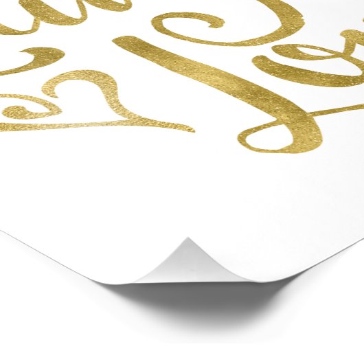 Live, Laugh, Love Foto Afdruk (Hoek)