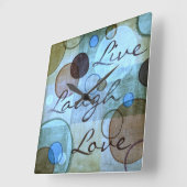 Live Laugh Love Gungy Wall klok (Hoek)