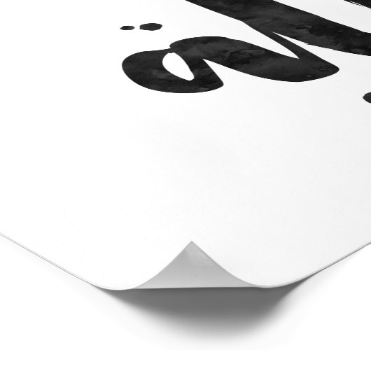 Live Laugh Love - Inspirerend Poster (Hoek)