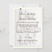 Live Laugh Love  inspirerend quote Kaart (Voorkant)