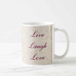 Live Laugh Love Ivory Lace Mok