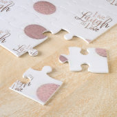Live Laugh Love Jigzaag Puzzle Legpuzzel (Zijkant)