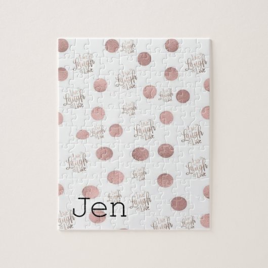 Live Laugh Love Jigzaag Puzzle Legpuzzel (Verticaal)