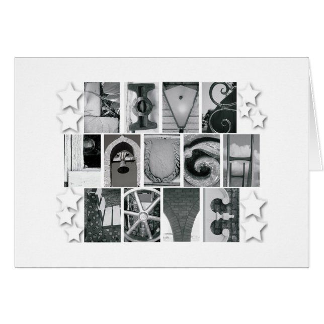 Live Laugh Love Kaart (Voorkant Horizontaal)