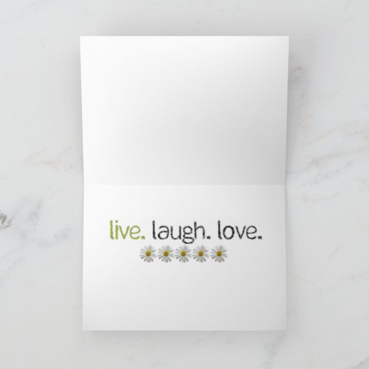 Live, Laugh, Love Kaart (Binnen)