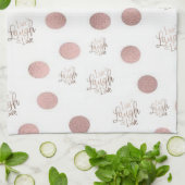 Live Laugh Love Kitchen Hand Towel Theedoek (Gevouwen)