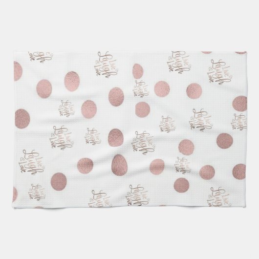 Live Laugh Love Kitchen Hand Towel Theedoek (Horizontaal)