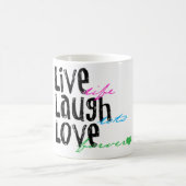 Live Laugh Love Koffiemok (Center)