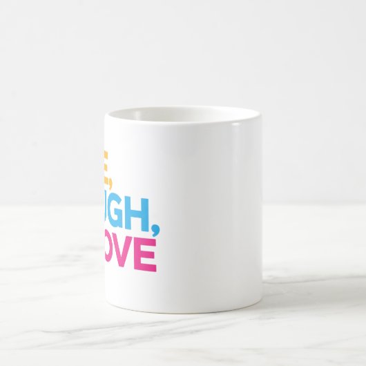 Live, Laugh, Love Koffiemok (Center)