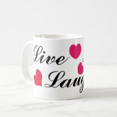 Live, Laugh, Love Koffiemok (Voorkant links)