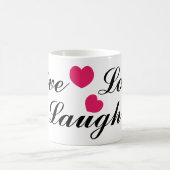 Live, Laugh, Love Koffiemok (Center)