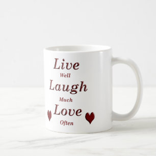 Live Laugh Love Koffiemok