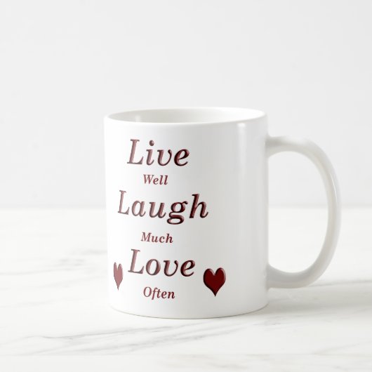 Live Laugh Love Koffiemok (Rechts)