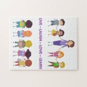 Live ~ Laugh ~ Love ~ Learn School Teacher   Legpuzzel (Horizontaal)