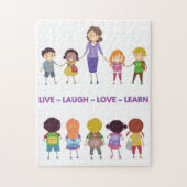 Live ~ Laugh ~ Love ~ Learn School Teacher   Legpuzzel (Verticaal)