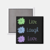 Live Laugh Love Magneet (Voorkant / Achterkant)