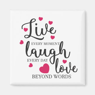 Live Laugh Love Magneet