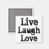 Live, Laugh, Love Magneet (Voorkant / Achterkant)