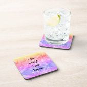 Live Laugh Love Marmer Set van 6 Onderzetters (Rechterzijde)