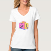 Live Laugh Love met een broodrooster op jouw pad T-shirt (Voorkant)