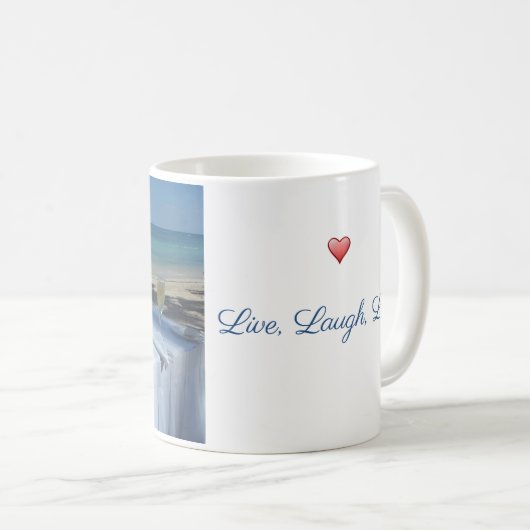 Live, Laugh, Love Mok with Romantic Photo (Voorkant rechts)