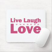 Live Laugh Love Muismat (Met muis)