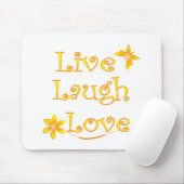 Live Laugh Love Muismat (Met muis)