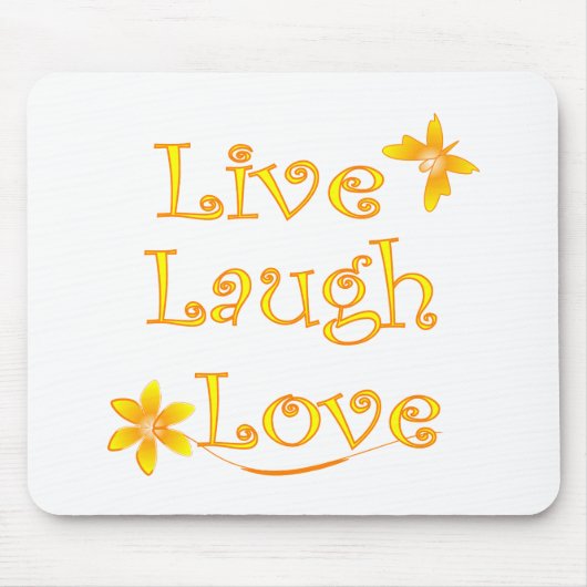Live Laugh Love Muismat (Voorkant)