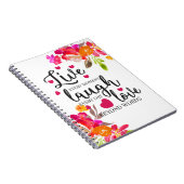 Live Laugh Love Notitieboek (Rechterzijde)