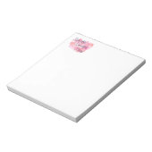 Live Laugh Love of Sparkle Snicker Snog Notitieblok (Linkerzijde)