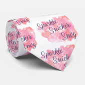 Live Laugh Love of Sparkle Snicker Snog Stropdas (Opgerold)