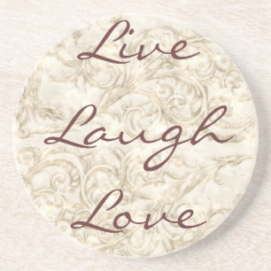 Live Laugh Love Onderzetter