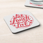 Live Laugh Love Onderzetter (Linkerzijde)