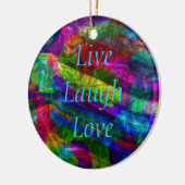 Live Laugh Love Ornament (Links)