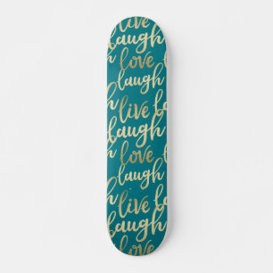 Live Laugh Love Persoonlijk Skateboard