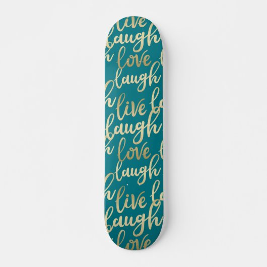 Live Laugh Love Persoonlijk Skateboard (Voorkant)
