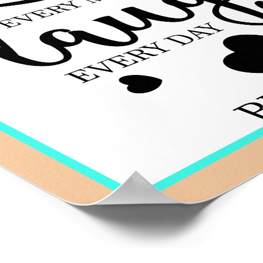 Live Laugh Love Poster (Hoek)