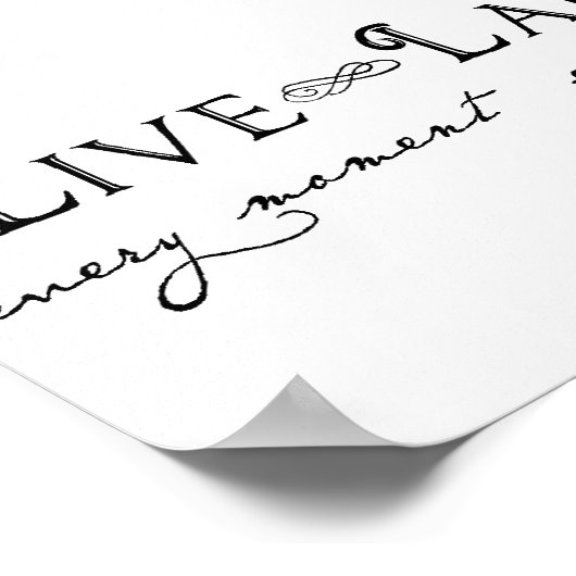 Live Laugh Love Poster (Hoek)